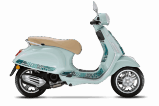 Vespa Primavera Batik 50 - Batik Light Blue - 45km/h (Bromfiets)