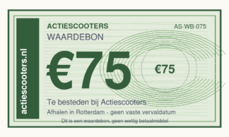 Waardebon €75